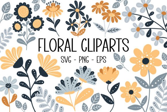 Boho Floral Graphics & Illustrations: 12 Flowers Review