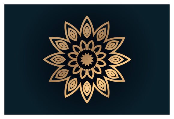 Floral Gold Royal Mandala Graphics Review