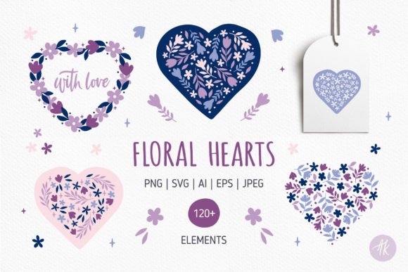 Floral Hearts Collection: A Publisher’s Graphics and Illustrations Review