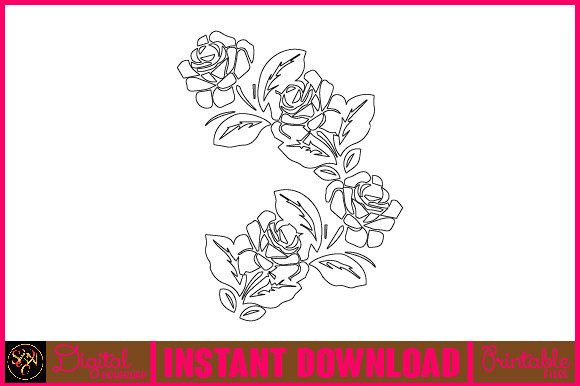 Floral Line Art Flower SVG Elements 61: Designer Review