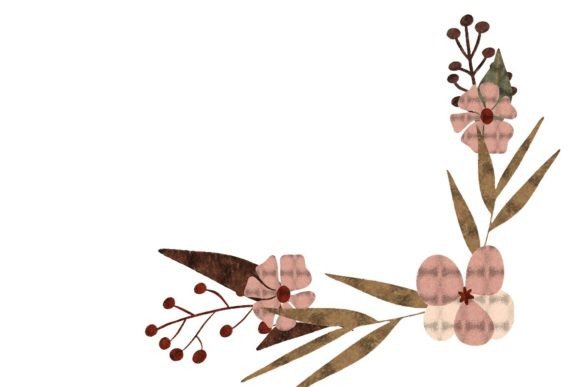 Watercolor Floral Corner Design: Graphics & Freebies Review